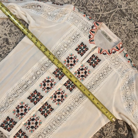 NWOT Embroidery Blouse - Picture 8 of 11